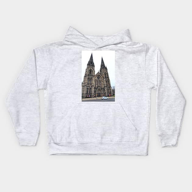 St Mary's Cathedral Edinburgh - Scottland Kids Hoodie by holgermader